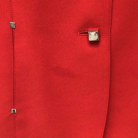 John Meyer vintage red 2pc suit, sz6 - Picture 8 of 8